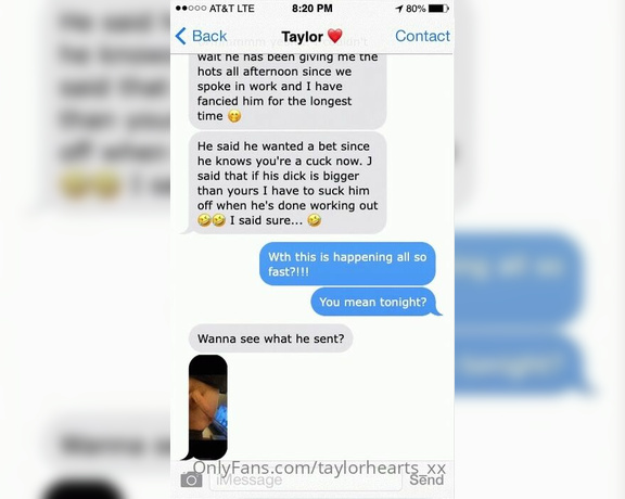 GODDESS TAYLOR aka Taylorhearts_xx OnlyFans - Cuckold part 2