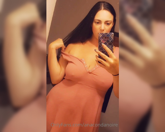 ANACONDA NOIRE aka Anacondanoire OnlyFans - My nipples get so hard when I think about Black cock deep inside