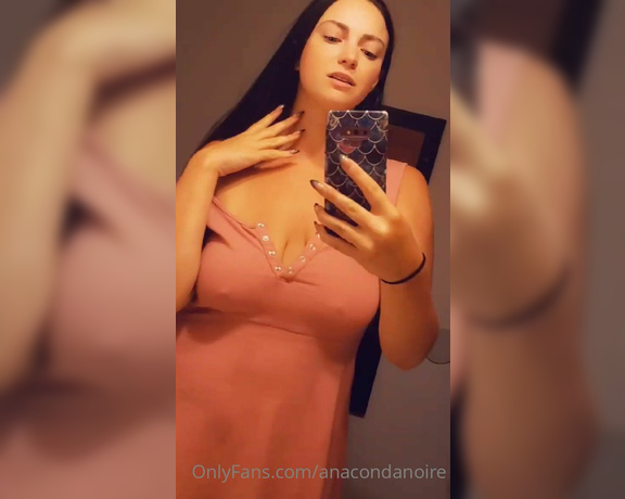 ANACONDA NOIRE aka Anacondanoire OnlyFans - My nipples get so hard when I think about Black cock deep inside