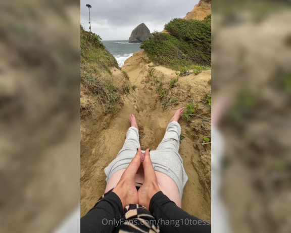 Linzi Little aka Hang10toess OnlyFans - My most scenic footjob yet can you guess where this is contribute to my campaign for a surprise