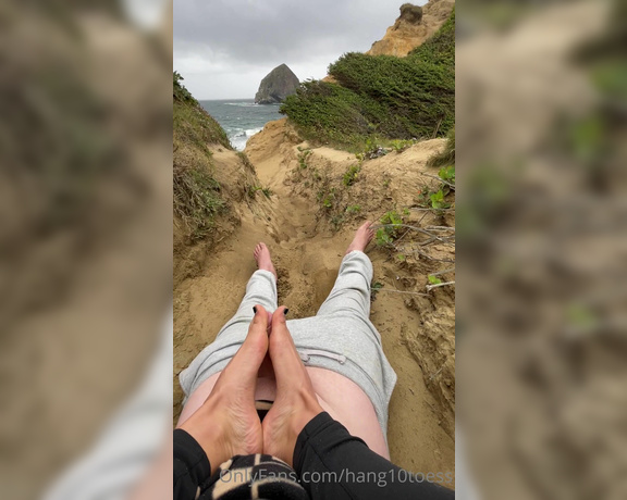 Linzi Little aka Hang10toess OnlyFans - My most scenic footjob yet can you guess where this is contribute to my campaign for a surprise