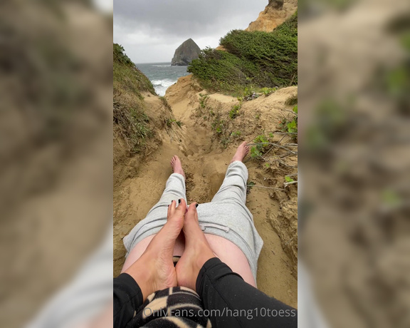 Linzi Little aka Hang10toess OnlyFans - My most scenic footjob yet can you guess where this is contribute to my campaign for a surprise