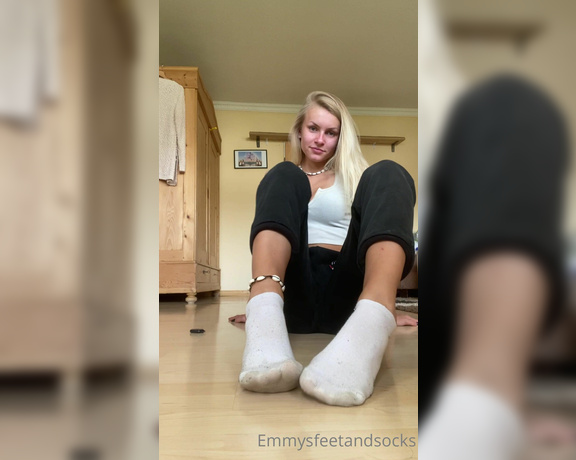Emmysfeetandsocks aka Emmyfeetandsocks OnlyFans - Do you like my very old and smelly pair of socks I know how I can tease you 14