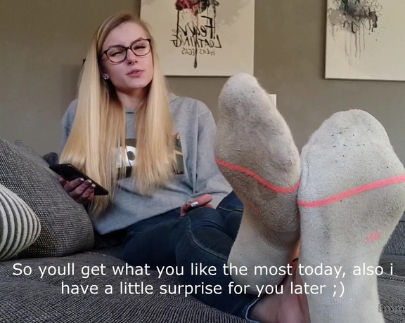 Emmysfeetandsocks aka Emmyfeetandsocks OnlyFans - Your blackmailing classmate is back again, she has a special task for you