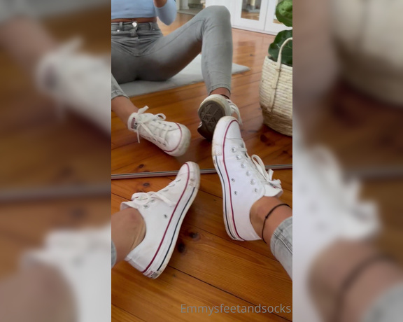 Emmysfeetandsocks aka Emmyfeetandsocks OnlyFans - Day 5 with them One word to describe them DISGUSTING