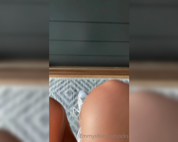 Emmysfeetandsocks aka Emmyfeetandsocks OnlyFans - Well, that was a sweaty day 1 And they already have a hole… 2