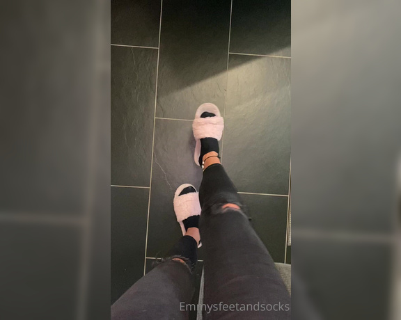 Emmysfeetandsocks aka Emmyfeetandsocks OnlyFans - Just got home very busy today but these socks… Well you can see it So what would you like