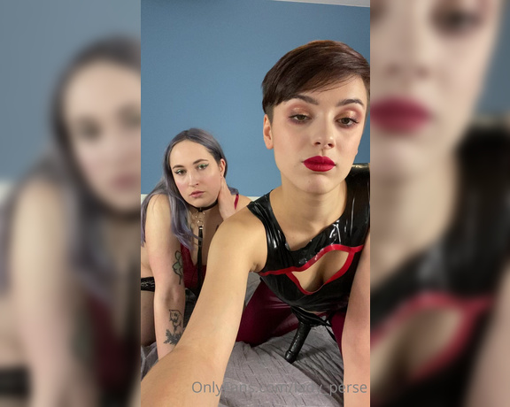 Lady Perse aka Lady_perse OnlyFans - Look how this horny slut loves my dick @mika kedi time for the hottest live show! 1800