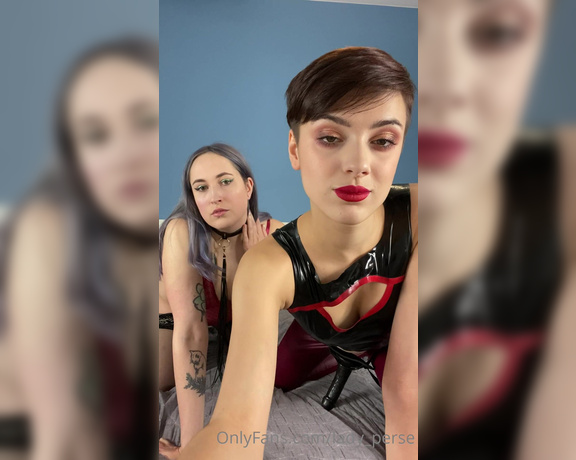 Lady Perse aka Lady_perse OnlyFans - Look how this horny slut loves my dick @mika kedi time for the hottest live show! 1800