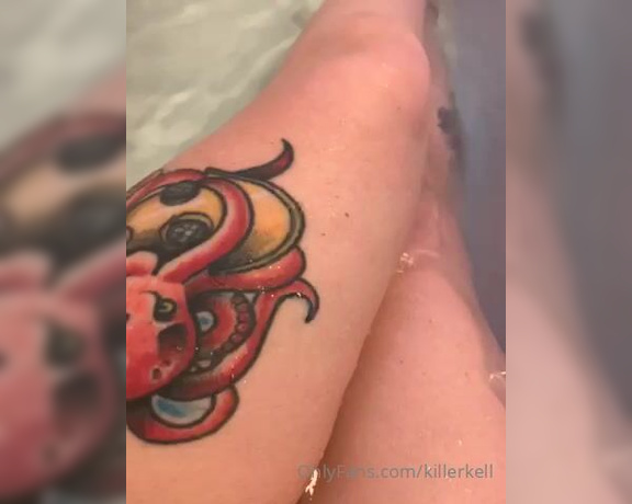 Killersexyfeets aka Killerkell OnlyFans - Bath time Scrub a dub dub