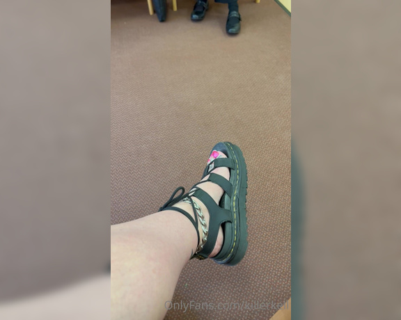 Killersexyfeets aka Killerkell OnlyFans - Would you be staring at me in the doctors waiting room