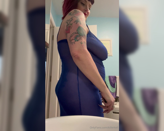 Killersexyfeets aka Killerkell OnlyFans - I have a new blue dress!!!! Do you like