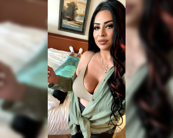 Jasmine Mendez OnlyFans aka Laughinglatina - Ending my bday month with a big kinky splash