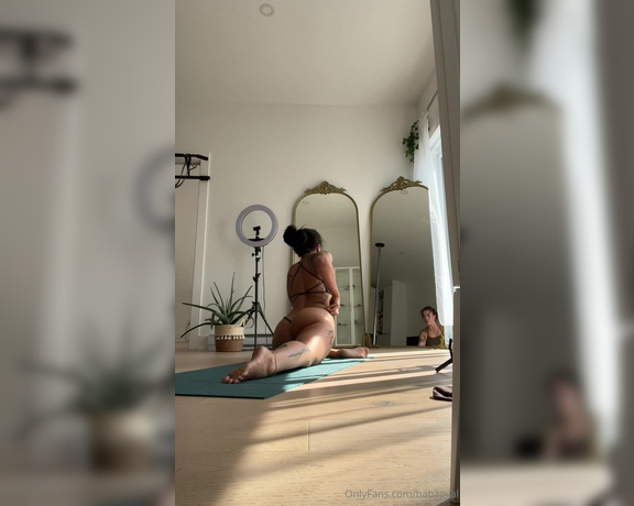 Mistress Max aka Habadomina OnlyFans - It’s so hot today Spy on my yoga session