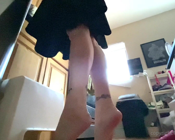 CatPrincess aka Catprincessfeet OnlyFans - Kitchen prancing, you below my feet as i prepare my coffeesometimes barefoot, sometimes in my s 2