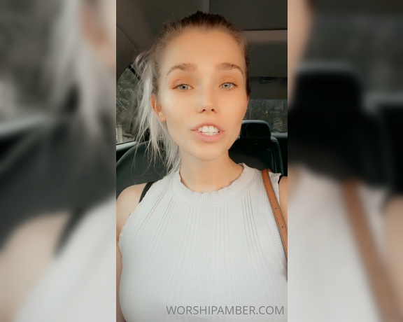 Princess Amber aka Worshipamber OnlyFans - Maybe I should test it out next time 1