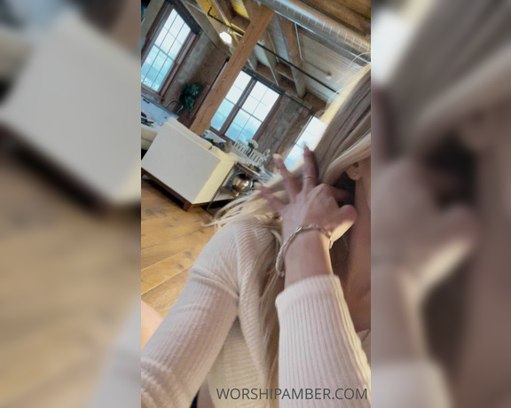 Princess Amber aka Worshipamber OnlyFans - Stocking AND foot worship 3