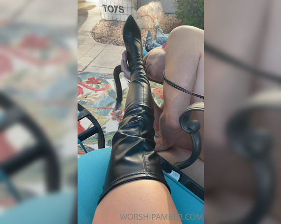 Princess Amber aka Worshipamber OnlyFans - Lick em good, loser