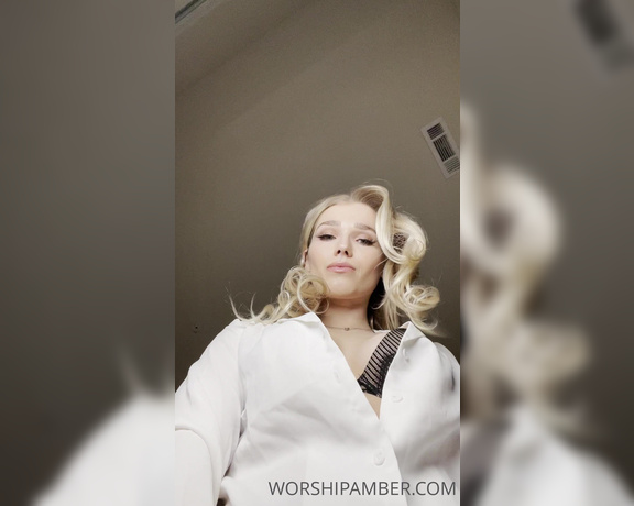 Princess Amber aka Worshipamber OnlyFans - I bet you’ve fantasized about being beneath