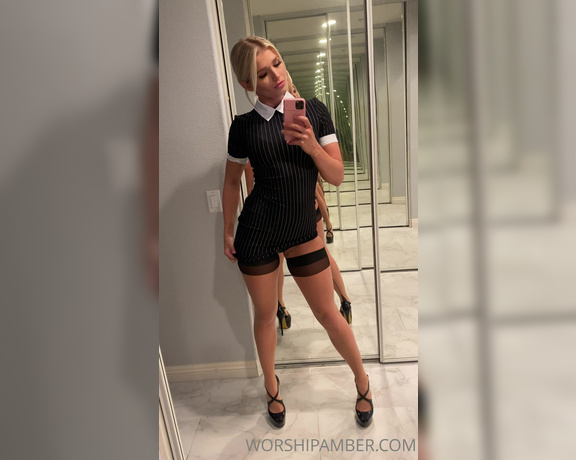 Princess Amber aka Worshipamber OnlyFans - Who loves a good office outfit