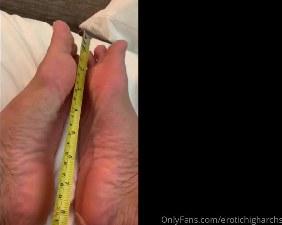 Queen Bella aka Erotichigharchs OnlyFans - Someone wanted to watch me measure my feet while & humiliate his dick Everyone thank