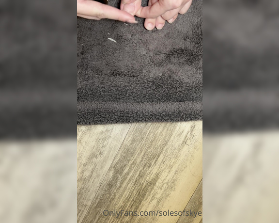 Skye aka Solesofskye OnlyFans - Clipping my natural nails and creating more foot dust