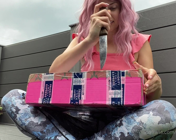 Angelika Rouge aka Angelika_rouge OnlyFans - Unboxing of my new present