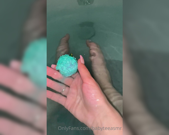 Baby Tee aka Babyteeasmr OnlyFans - There’s something hidden in my bath bomb