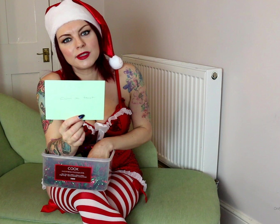 GoddessAmyWynters aka Amywynters OnlyFans - The 25 Humiliation Tasks Of Xmas Tasks 20 25 The final draw what will you be doing today loser