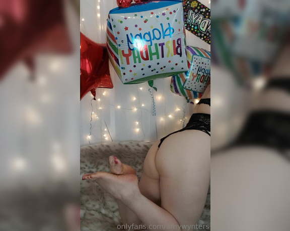 GoddessAmyWynters aka Amywynters OnlyFans - Birthday Spoils For Everyone CLIP