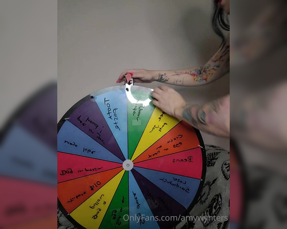 GoddessAmyWynters aka Amywynters OnlyFans - The Wheel of humiliation has chosen your task! Enjoy @sissyabigail