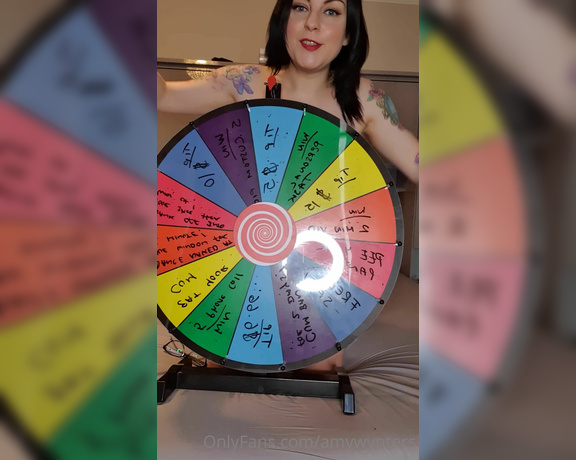 GoddessAmyWynters aka Amywynters OnlyFans - Clip  Spin the wheel & messy monday info so keep watching  and im naked