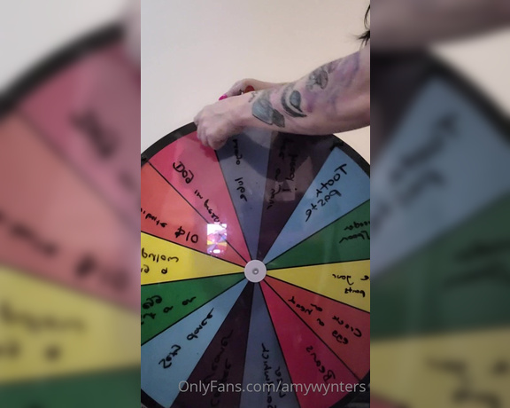 GoddessAmyWynters aka Amywynters OnlyFans - The Wheel of humiliation has spoken bitches tits  @twc47 have fun cunt! Get your own task by tip