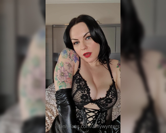 GoddessAmyWynters aka Amywynters OnlyFans - Clip  The sensation of these long sexy black gloves against my soft silky skin is devine