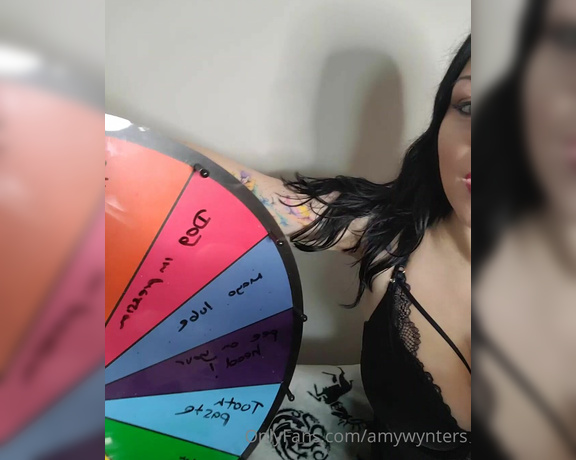 GoddessAmyWynters aka Amywynters OnlyFans - Humiliation task spin wheel! Get 1 spin 1 task for $10 Am spinning the wheel on video for you