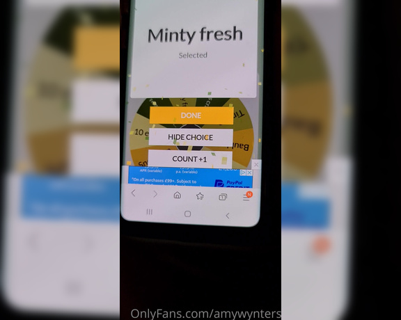 GoddessAmyWynters aka Amywynters OnlyFans - 3 spins of my Humiliation Wheel for my pathetic bitch Ben! 1  10 spanks on your balls whilst singin