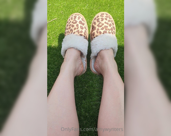 GoddessAmyWynters aka Amywynters OnlyFans - Clip  Slipper Saturday I know how much some of you guys just love my feet in slippers, can you ima