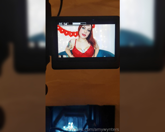 GoddessAmyWynters aka Amywynters OnlyFans - Sneak Peak BTS Of My Home Wrecking Valentines Message To Wifey Custom Straight From The Camera
