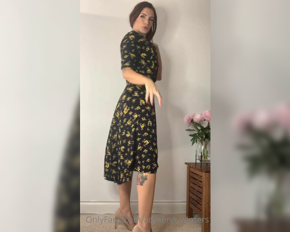 Adreena Cuckoldress aka Adreenacuckoldress OnlyFans - Happy Hump day! I’m so in love with this dress that my cuck bought