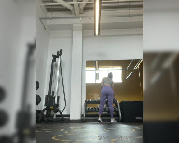 Adreena Cuckoldress aka Adreenacuckoldress OnlyFans - Monday Motivation A little peak at some of my gym session!