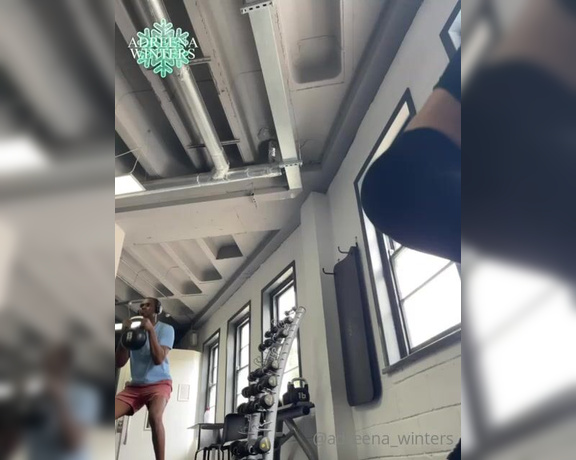 Adreena Cuckoldress aka Adreenacuckoldress OnlyFans - As you can see, I even like to workout in the company of superior males! For those beta losers watch