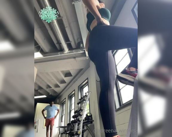 Adreena Cuckoldress aka Adreenacuckoldress OnlyFans - As you can see, I even like to workout in the company of superior males! For those beta losers watch