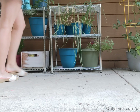 Brandy Elliott aka Premiumbrandy OnlyFans - Dr Scholls Walking Video Walking around out on the patio My Dr Scholls smacking my soles as I wal