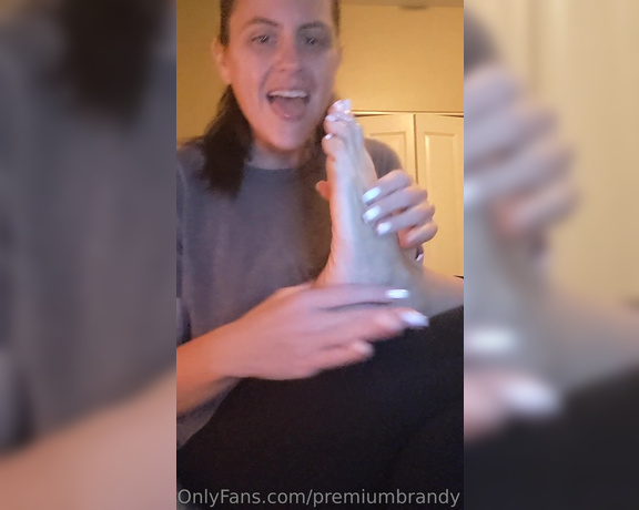 Brandy Elliott aka Premiumbrandy OnlyFans - White Toes Self worship I sensually suck and lick my toes Paying attention to each toe and get all