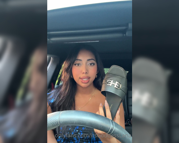 Goddess Lana aka Itsgoddesslana OnlyFans - Let me give you a sweet little JOI in the car can you cum for me in the passenger seat for these