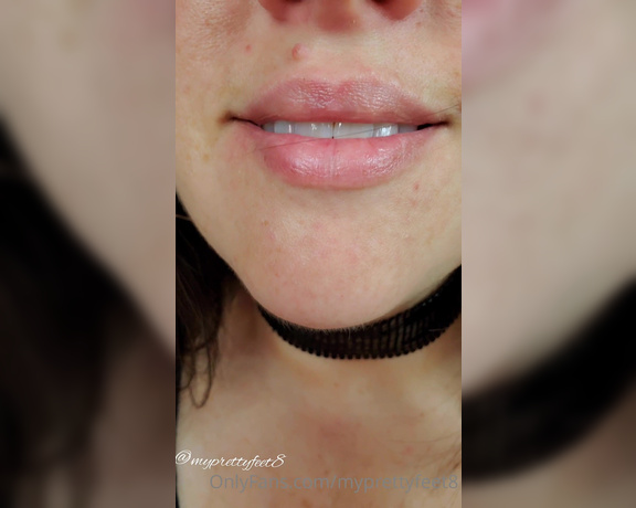 MyPrettyFeet8 aka Myprettyfeet8 OnlyFans - No Makeup Mouth, Lips, and Tongue Fetish Clip! Hope you enjoy this intro into whats in that mouth!!