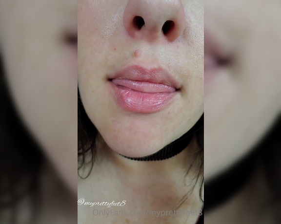 MyPrettyFeet8 aka Myprettyfeet8 OnlyFans - No Makeup Mouth, Lips, and Tongue Fetish Clip! Hope you enjoy this intro into whats in that mouth!!