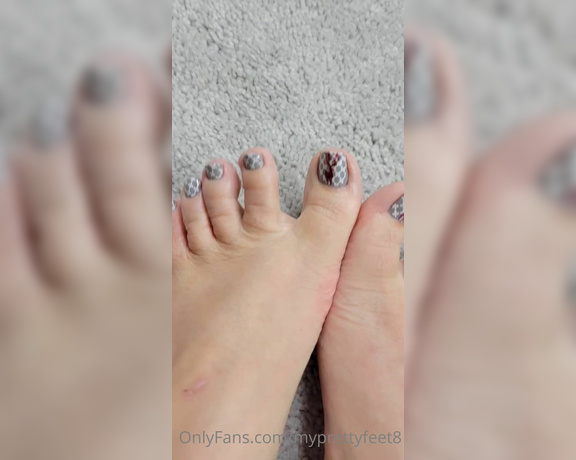 MyPrettyFeet8 aka Myprettyfeet8 OnlyFans - Snapclip from my last pedi