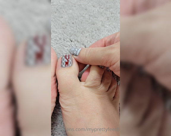 MyPrettyFeet8 aka Myprettyfeet8 OnlyFans - Snapclip from my last pedi