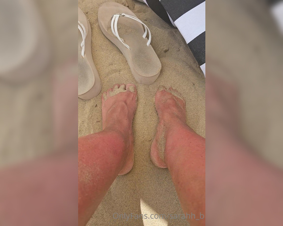 Sarahh_B aka Sarahh_b OnlyFans - Clean off this sand while on your knees 2